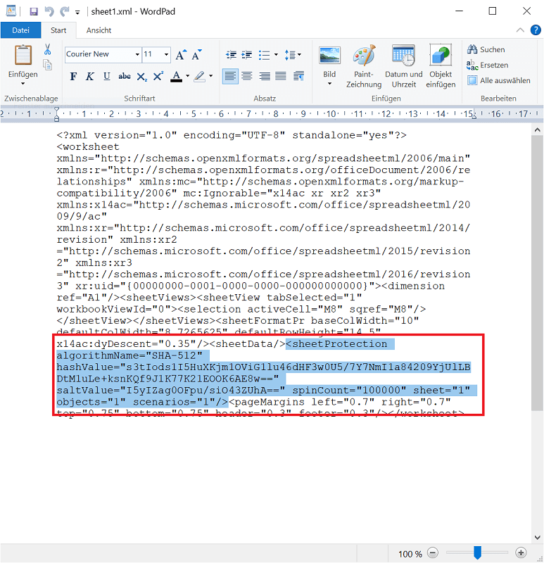 Excel Blattschutz aufheben ohne Passwort