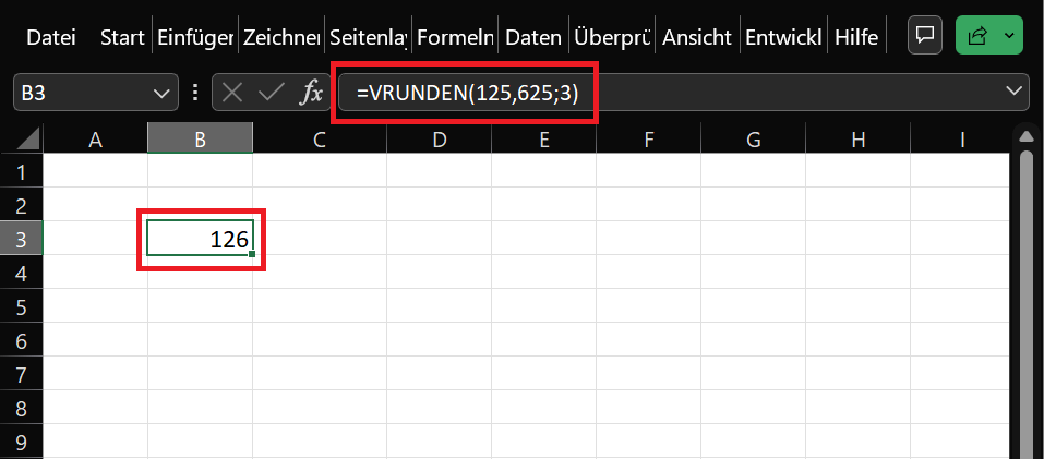 VRunden-Funktion