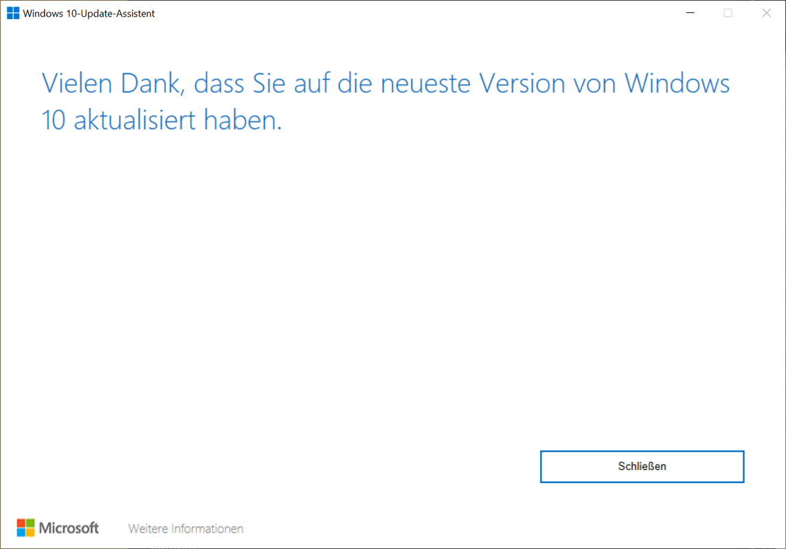 Windows 10 Update Assistent für Download und Installation