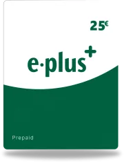 E-Plus Guthaben 25€
